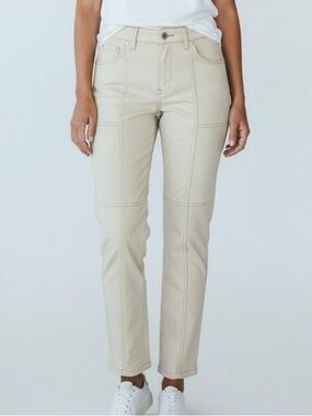 Chico's THE BROOK Pants Hush Blush Pants Chicos Size 2.5 Regular Size 14 NWOT